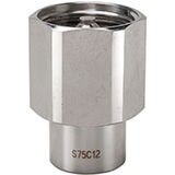 Snap-tite 75 Series Stainless Steel Coupler with Hex Nut Sleeve